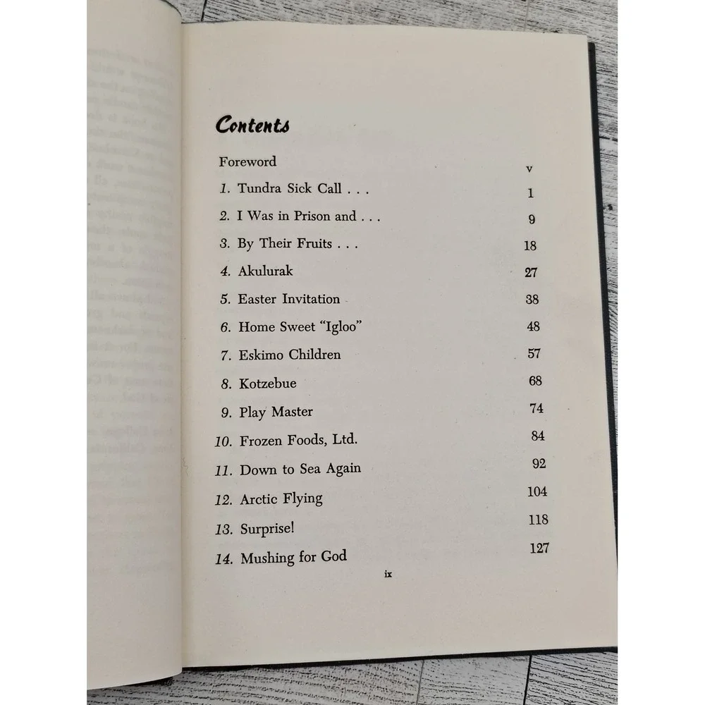 Eskimo Parish 1947 Paul‎ O'Connor HC Catholic Mission Memoir Alaska Igloo Church